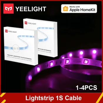 Yeelight Lightstrip Plus Extension YLOT01YL 1m RGB Led Color Smart light strip Управление приложением Работа с Google Home Mi Home Alexa