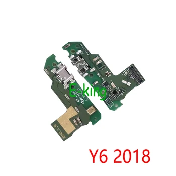 Для Huawei Y6 2018 USB Док-станция Для зарядки Порты и Разъемы Разъем Гибкий Кабель