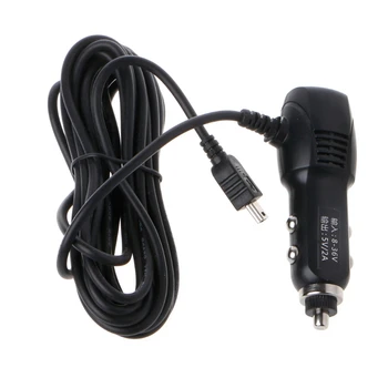 Адаптер автомобильного зарядного устройства с мини-портом USB 5V 2A для автомобильного видеорегистратора, зарядка автомобиля для челнока длиной 3,5 м