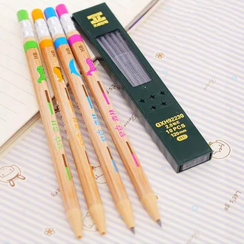 1 шт. Механический карандаш с грифелем 2,0 мм, автоматический карандаш, Разные Цвета карандашей для письма