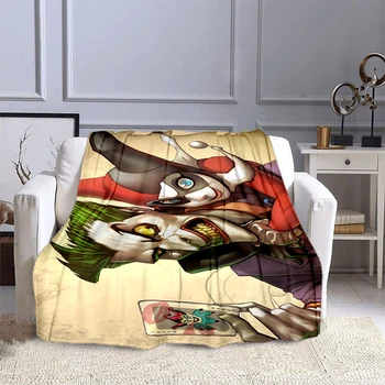 Темное одеяло Terror Clown, детское одеяло, высококачественное фланелевое одеяло, мягкое и удобное домашнее одеяло для путешествий