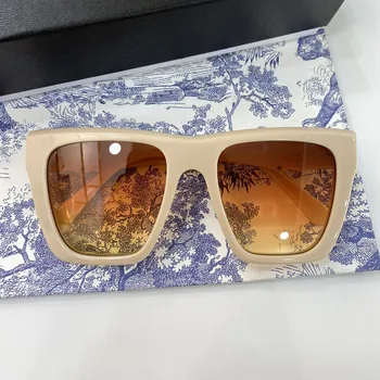 Солнцезащитные очки Женские CH5465, Роскошные брендовые Цветные квадратные солнцезащитные очки, высококачественные ацетатные футуристические солнцезащитные очки в стиле Ретро, прямоугольные солнцезащитные очки