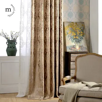 Шторы в европейском стиле для гостиной, спальни, точная Жаккардовая ткань, роскошный китайский Дамас, популярные шторы на окна на заказ