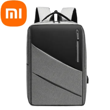 Xiaomi Backpack Новый рюкзак для USB-зарядки, рюкзак для отдыха, мужская простая сумка для ноутбука, модный рюкзак