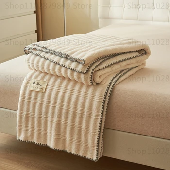 1 шт. Милые одеяла, мягкие фланелевые одеяла На кровать/автомобиль/диван, коврики, Желтые одеяла, многофункциональное одеяло, мягкое теплое