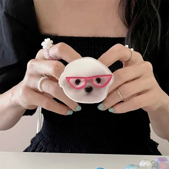 Корейская милая 3D Мультяшная забавная собачка Подставка для телефона Griptok Grip Tok Подставка для iPhone Bunny Складной Держатель кольца для пальцев Кронштейн для розетки