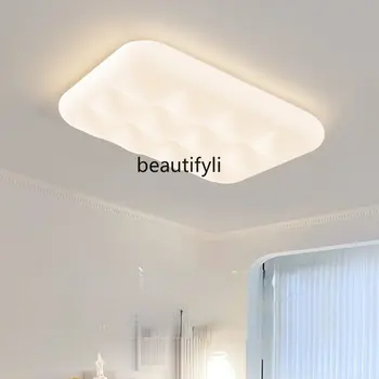 Потолочный светильник zq для гостиной, современный минималистичный Кремовый стиль, креативные лампы большого размера
