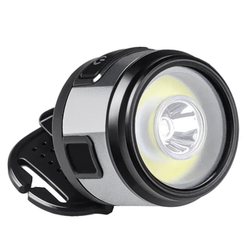 1 шт. Головной светильник, многофункциональный светильник для улицы, для помещений, портативный USB-аккумуляторный светильник с магнитными крючками, зажим для крышки
