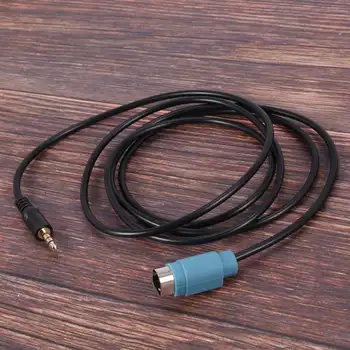 KCE-236B 3,5 мм Автомобильный Кабель Aux Соединительная Линия Аудио Адаптеры Mini Jack Адаптер для ALPINE для Телефона MP3
