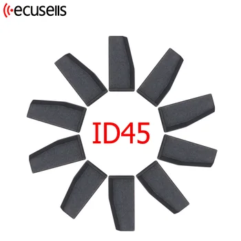 Ecusells 10 шт., автоматический транспондер ID45 Carbon, керамический чип для ключей для Peugeot, для Citroen