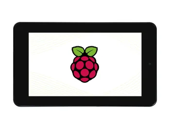 7-дюймовый емкостный сенсорный дисплей для Raspberry Pi, с защитным чехлом и фронтальной камерой 5 Мп, 800 × 480, интерфейс DSI