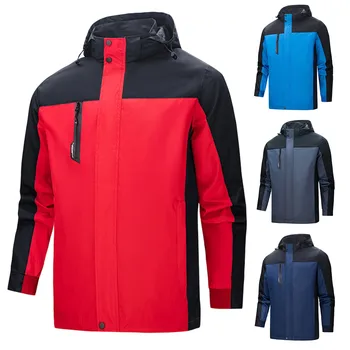 Зимняя мужская уличная теплая водонепроницаемая куртка для пеших прогулок, кемпинга, мужская ветрозащитная куртка для треккинга, лыжный костюм, одежда для альпинизма оптом