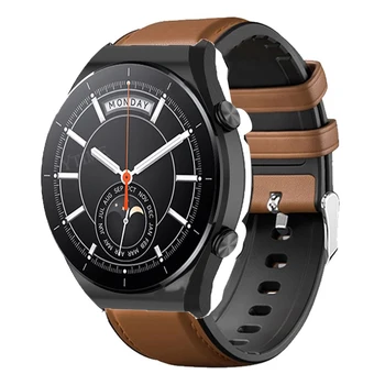 Кожаный Силиконовый Ремешок Для Xiaomi Mi Watch S1/S1 Active Smart Wristband Быстроразъемный Браслет Для Mi Watch Color 2 Sport Correa