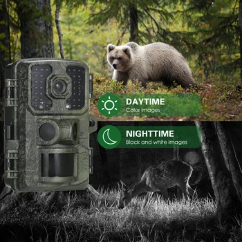 Новая камера слежения 4K, 16-мегапиксельная камера для разведки дикой природы, камера слежения с двумя датчиками PIR, время срабатывания 0,5 с, Инфракрасное ночное видение