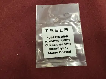 Высококачественная 1026936-00-Совершенно новая заклепка для Tesla - Деталь № 102693600A, заклепка SPR C5.3 × 4 H4 SKR (продается в мешках по 10 штук)