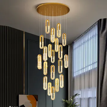 Современный декор хрустальные светодиодные светильники подвесные светильники для гостиной светодиодная люстра для столовой подвесной светильник внутреннее освещение
