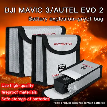 Взрывозащищенная Летная Аккумуляторная Сумка для DJI Mavic 3/Autel EVO 2 Защитный Чехол Для транспортировки, Аксессуар Против царапин