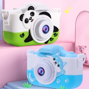Детская камера Мини-цифровая винтажная камера 20 Мп Поддержка видеозаписи Игры Фронтальная камера Для детей Подарок Игрушка для фотосъемки на открытом воздухе