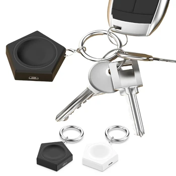 Портативное беспроводное зарядное устройство с брелком для ключей, подставка для зарядного устройства в стиле брелка для Pixel-Watch Подарок отцу матери на День рождения