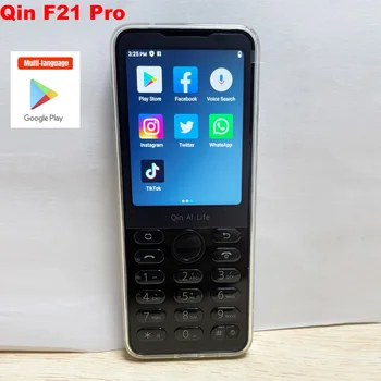 Глобальный Qin F21 Pro Смарт-телефон с сенсорным экраном 2,8 дюйма 3 ГБ + 32 ГБ / 4 ГБ 64 ГБ Bluetooth 5,0 Смартфоны из магазина Google Play