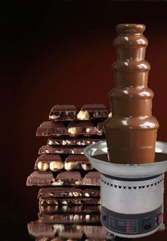 Коммерческая машина для приготовления шоколадного фондю, шоколадный фонтан, горячий горшок, 5-слойный шоколадный фонтан, 110 В 220 В