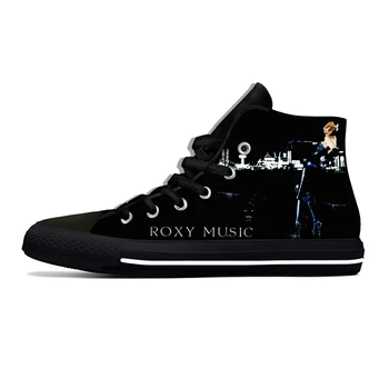 Музыка для вашего удовольствия, Высокие кроссовки, Мужская Женская повседневная обувь для подростков, Парусиновые кроссовки Roxy, легкая обувь с 3D принтом.