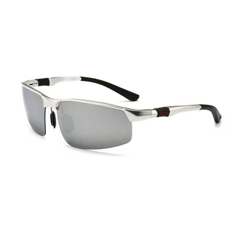 Поляризованные солнцезащитные очки в легкой модной оправе с небольшой защитой от солнца