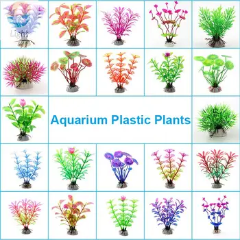 Искусственные аквариумные растения Пластиковая имитация водного растения Для украшения ландшафта аквариума с водными рыбками от 10 до 12 см