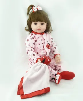 NPK bebes кукла-реборн 48 см мягкие силиконовые куклы-реборн с мягкой тканью детские куклы кукла рождественский сюрприз