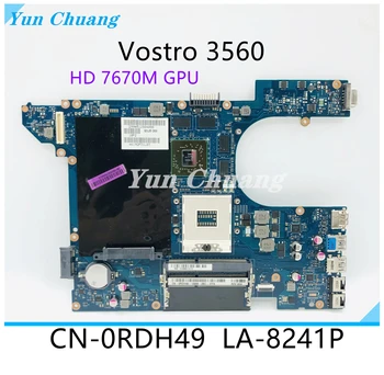 CN-0RDH49 для Dell Vostro 3560 V3560 Материнская плата Ноутбука QCL00 LA-8241P HM77 216-0833000 DDR3 100% протестирована