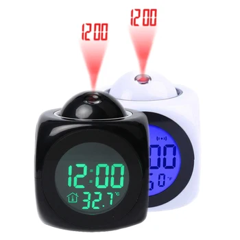 Портативные светодиодные цифровые часы с функцией повтора будильника, смарт-будильник, настольные часы, специальный подарок, ЖК-будильник, зарядка через Usb