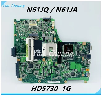 N61JA REV: 2.1 Материнская плата для ноутбука AUUS N61JA N61J N61JV N61JQ Материнская плата с HD5730M 1 ГБ GPU HM55 DDR3 100% полностью протестирована