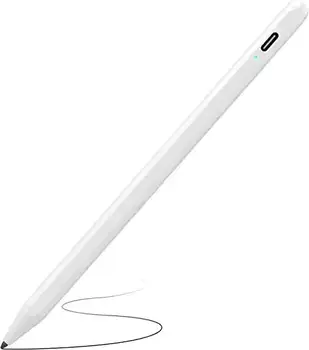 Со стилусом Power Display для Apple iPad Pencil - активная ручка с функцией отвода ладоней, совместимая с Apple iPad нового поколения 2018-2022 годов выпуска