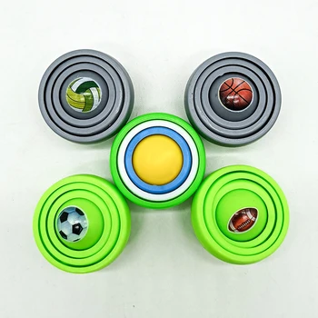 Игрушка для снятия стресса Fidget Spinner, многослойный вращающийся 3D-декомпрессионный мяч для взрослых, детские футбольные тренировочные игрушки для викторин