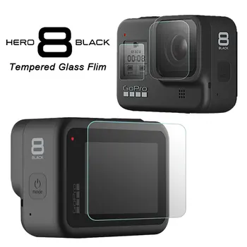 Защитная пленка из закаленного стекла для GoPro Hero 8 Черная экшн-камера Защитное стекло для объектива Защитная пленка Аксессуары