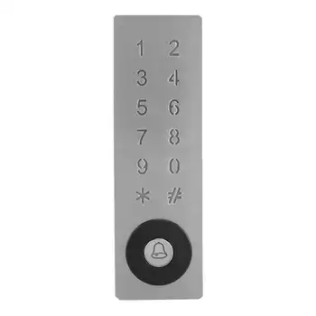 Клавиатура контроля доступа к двери, металлическая Водонепроницаемая система контроля доступа к входной двери, Поддержка Wiegand 26/34 для домашней безопасности