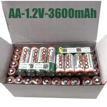 Aa Akku Pilas Recargables Aa 3600mah 1,2 V Ni-Mh AA Batterie Batterien Nur Bündel