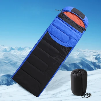 Компрессионный спальный мешок Водонепроницаемый Умный спальный мешок с подогревом USB зарядка Удобный 3 уровня нагрева для кемпинга пеших прогулок