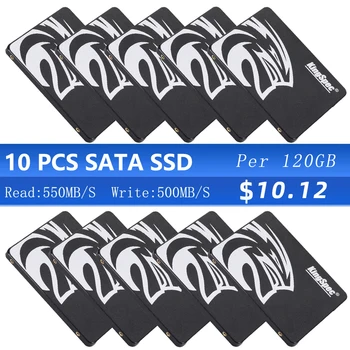 10 шт./лот 2,5 ‘SATA SSD 120 ГБ 240 ГБ 1 ТБ SATA3 SSD Внутренний Твердотельный Жесткий диск HD disk hdd для Настольного Ноутбука KingSpec