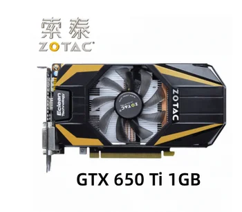 Оригинальная видеокарта ZOTAC GeForce GTX 650 Ti Boost 1GD5 Thunder PA GPU 192-битная видеокарта GDDR5 Видеокарты VGA GTX 650 Ti Boost 1G Hdmi
