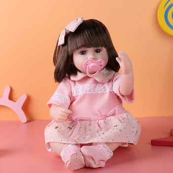 42 см Реалистичная кукла-Реборн, имитирующая животных, новорожденный ребенок, Эмалированная кукла, детская игрушка