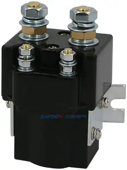 Контактор SAYOON CZWP100A DC6V 12v 24V 36V 48V 60V 72V 100A используется для электромобилей, инженерного оборудования и так далее.