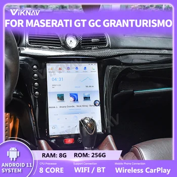 13,6-Дюймовый Автомобильный Радиоприемник для Maserati GT GC Grantismo 2007-2017 Tesla Style Android Qualcomm Auto GPS Navigation Carplay Stereo