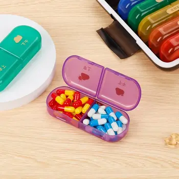 Хранение лекарств Портативный органайзер для хранения чехол для таблеток Коробка для лекарств дозатор таблеток для лекарств Витаминный держатель чехол
