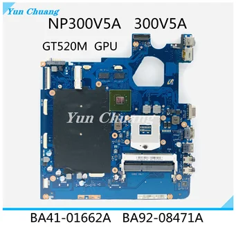 BA41-01662A Для Samsung NP300V5A 300V5A Материнская плата ноутбука HM65 DDR3 GT520M 1G графический ПРОЦЕССОР BA92-08471A BA92-08471A BA92-09726B
