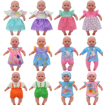 Одежда для куклы подходит на 15-18 дюймов, игрушки, кукла для новорожденных, американская кукла, модные комбинезоны, юбки, хлопковые пальто, подарок для девочки