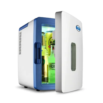Автомобильный холодильник с мини-охлаждением объемом 12 литров / Маломощный холодильник для студенческого общежития / Портативный бытовой холодильник для холодной воды