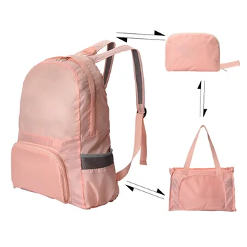 Новые портативные и складные водонепроницаемые рюкзаки двойного назначения для занятий спортом на открытом воздухе, многофункциональные дорожные рюкзаки для хранения
