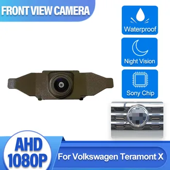 AHD Высококачественная Автомобильная Камера Переднего Обзора CCD-Чип Водонепроницаемого Ночного Видения С Широким углом обзора Для Безопасности Вождения Volkswagen Teramont X 2019