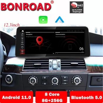 Bonroad Android 11 Автомобильный Радио Мультимедийный Плеер Для BMW 5 Серии E60 E61 E63 E64 E90 E91 E92 E93 CCC CIC CarPlay GPS Навигация